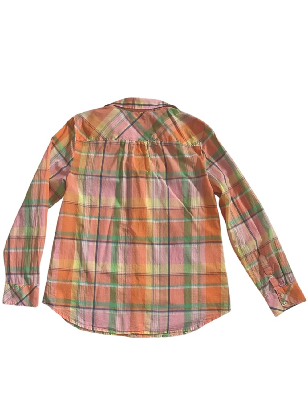Talbots | Garden Plaid Button-Down Shirt Sz M EUC - Picture 3 of 6